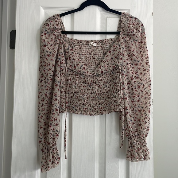 Floral long sleeve blouse - Picture 1 of 3